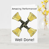 4 Hand - Phantastische Leistungskarte Karte (Gelbe Blume)