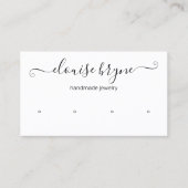 4 Handgeschriebene Skriptanzeige für den Stuhleint Visitenkarte (Vorderseite)