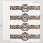 4- Hausgemachte Vintage Seifenwraps (Vorne/Hinten)