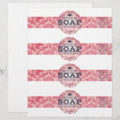 4- Hausgemachte Vintage Seifenwraps (Vorne/Hinten)