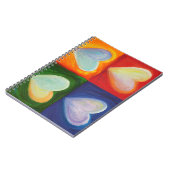 4 Hearts Liebe Art Notebook Journal Notizblock (Linke Seite)