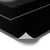 4 Herz-Quadrat-Poster Poster (Ecke)