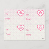 4 Hipster Coole Katzen Valentinskarte Karten (Rückseite)