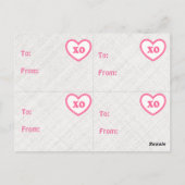 4 Hipster Coole Katzen Valentinskarte Karten (Rückseite)