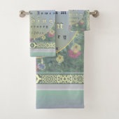 4. Hochzeitsfeier Blumenhandtuch Badhandtuch Set (Insitu)