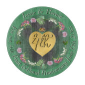 4. Hochzeitstag Frucht florale Schneidebrett (Vorderseite)