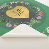 4. Hochzeitstag Frucht florale Sherpadecke (3/4)