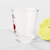4. Hochzeitstag-Karte, Obst-Jubiläums-Ornament Schnapsglas (Rechts)