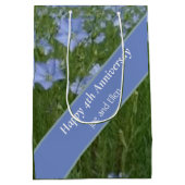 4. Hochzeitstag Mittlere Geschenktüte (Rückseite)