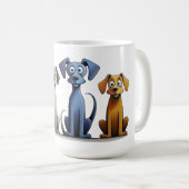 4 Hunde Tasse (VorderseiteRechts)
