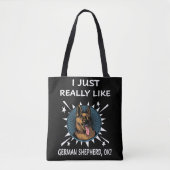 4 Ich mag nur die deutsche Hirte OK Tasche (Vorderseite)