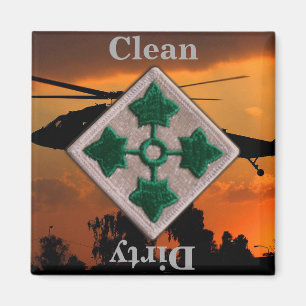 4. ID Infanterieabteilung vietnam iraq war vets Magnet
