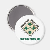 4. ID Mountain Warrior Fort Carson Magnet (Vorderseite/Rückseite)