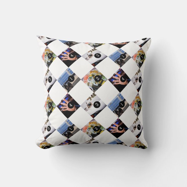 4 Ihrer Lieblings-Fotos, um Ihre Art zu machen Kissen (Vorderseite)