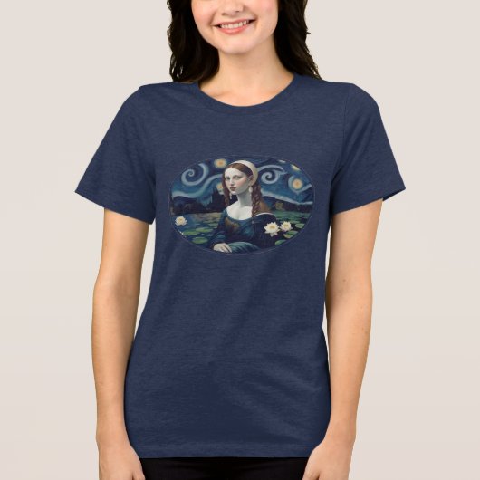 4-in-1-Malerei Tri-Blend Shirt (Vorderseite)