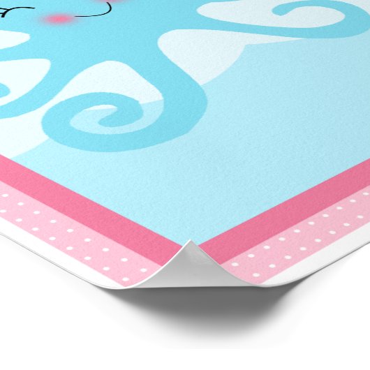 4 in 1 Unterhalb des Meeres/Rosa Waldes 8x10 Kinde Poster (Ecke)