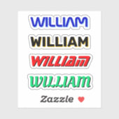 4-Individuelle Name-Harthutkleber für Elektriker Aufkleber (Blatt)