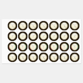4 industrielle Meter Steampunk Cosplay & Decoratio Etiketten (Blatt)