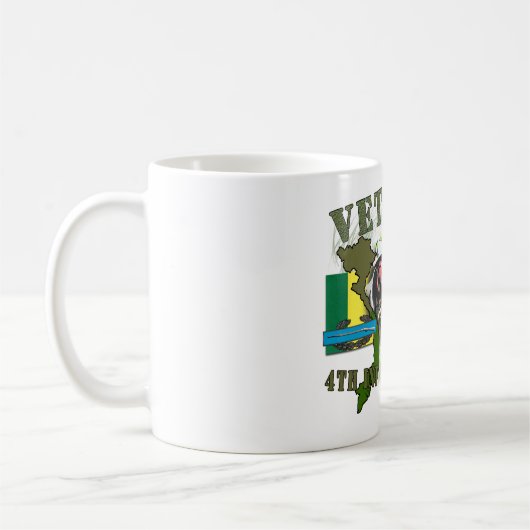 4. Inf Div.-Vietnam (w/CIB) Kaffeetasse (Links)