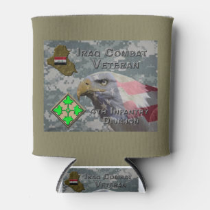 4. Infanterie Div Irak Combat Veteran Dosenkühler