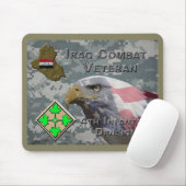 4. Infanterie Div Irak Combat Veteran Mousepad (Mit Mouse)