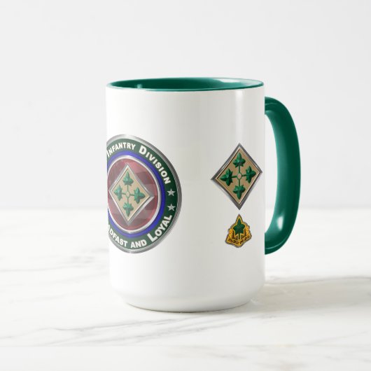 4. Infanterie-Division Keepake Tasse (VorderseiteRechts)