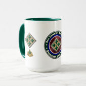 4. Infanterie-Division Keepake Tasse (Vorderseite Links)