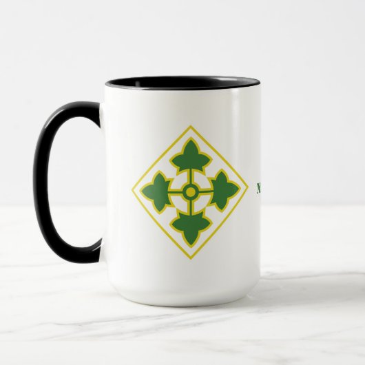 4. Infanterieabteilung Abzeichen Tasse (Links)