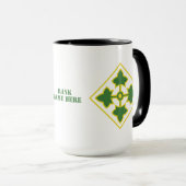 4. Infanterieabteilung Abzeichen Tasse (VorderseiteRechts)