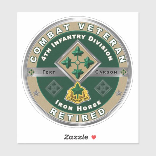 4. Infanterieabteilung Aufkleber (Blatt)