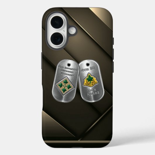 4. Infanterieabteilung Case-Mate iPhone Hülle (Rückseite)