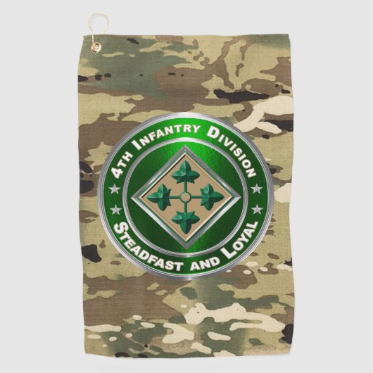 4. Infanterieabteilung Golfhandtuch (Vorderseite)