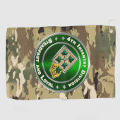 4. Infanterieabteilung Golfhandtuch (Horizontal)