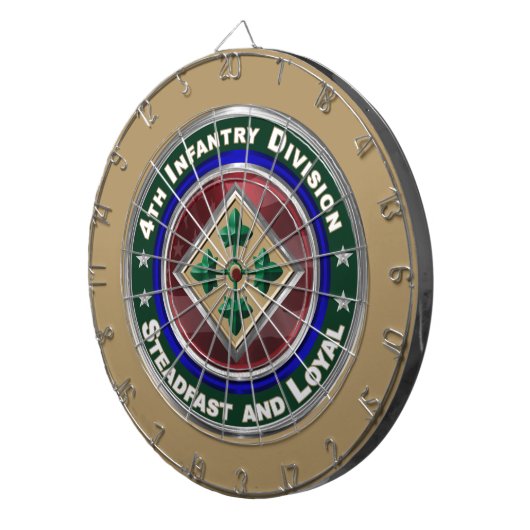 4. Infanterieabteilung Keepake Dartscheibe (Vorderseite rechts)