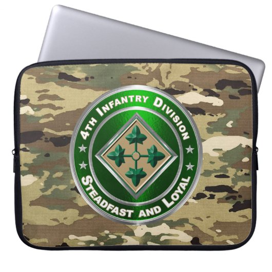 4. Infanterieabteilung Laptopschutzhülle (Vorderseite)