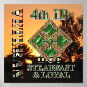 4. Infanterieabteilung OIF Veteran Poster