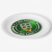 4. Infanterieabteilung Pappteller (Schrägansicht)