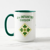 4. Infanterieabteilung Personalizable Zweitone Tasse (Links)