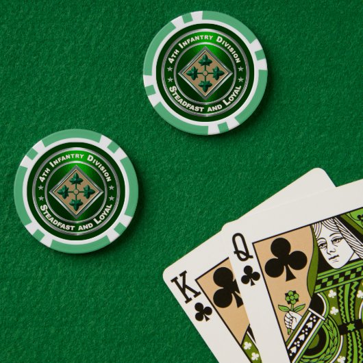 4. Infanterieabteilung Pokerchips (Pokertisch (doppelt))