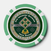 4. Infanterieabteilung Pokerchips (Rückseite)