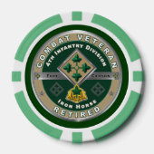 4. Infanterieabteilung Pokerchips (Vorderseite)
