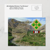 4. Infanterieabteilung Postkarte (Vorne/Hinten)