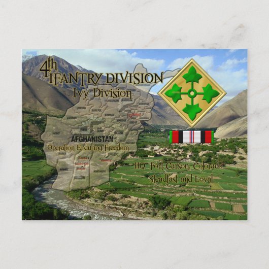 4. Infanterieabteilung Postkarte (Vorderseite)