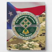 4. Infanterieabteilung Remüde Veteran Fotoplatte (Vorderseite)