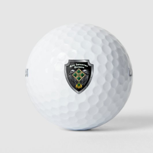 4. Infanterieabteilung "Steadfast and Loyal" Gesch Golfball (Vorderseite)