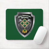 4. Infanterieabteilung "Steadfast and Loyal" Gesch Mousepad (Mit Mouse)