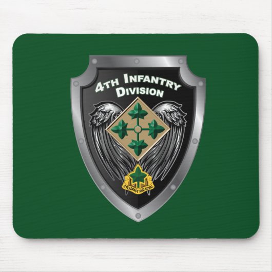 4. Infanterieabteilung "Steadfast and Loyal" Gesch Mousepad (Vorne)