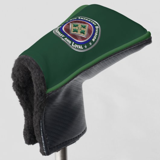 4. Infanterieabteilung "Steadfast and Loyal" Golf Headcover (3/4 Vorderseite)