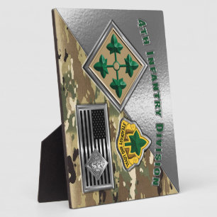 4. Infanteriedivision “4ID Ivy Division” Fotoplatte