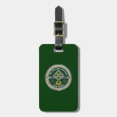4. Infanteriedivision im Ruhestand Gepäckanhänger (Vorderseite vertikal)